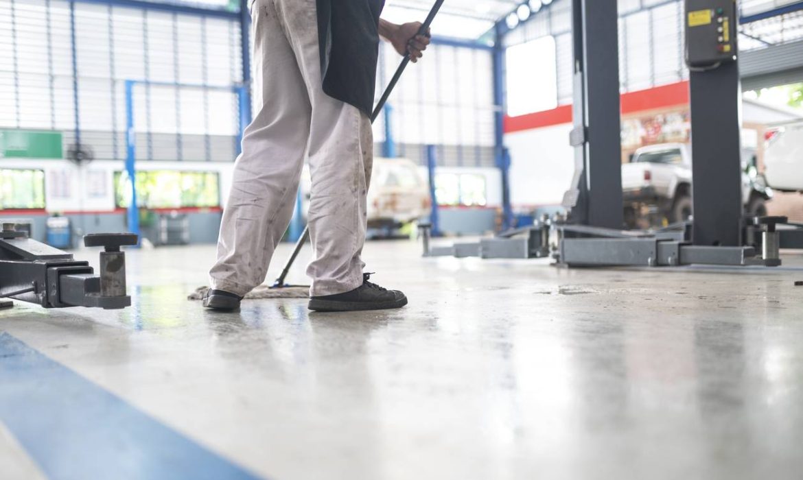 Entretien de hall d'entreprise